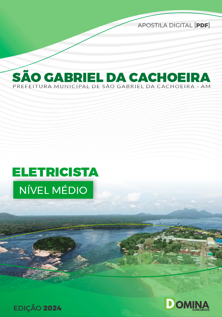 Apostila Pref São Gabriel Cachoeira AM 2024 Eletricista