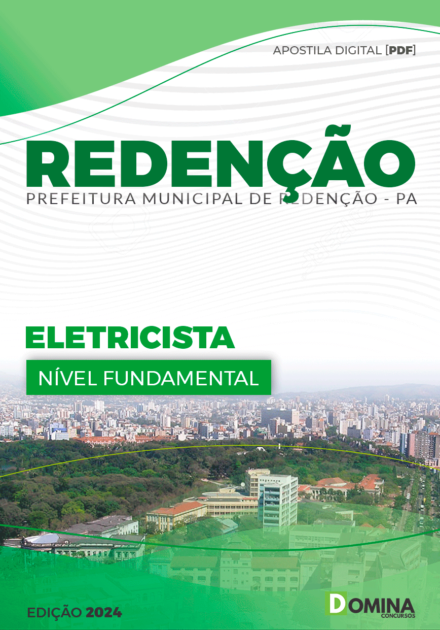 Apostila Pref Redenção PA 2024 Eletricista