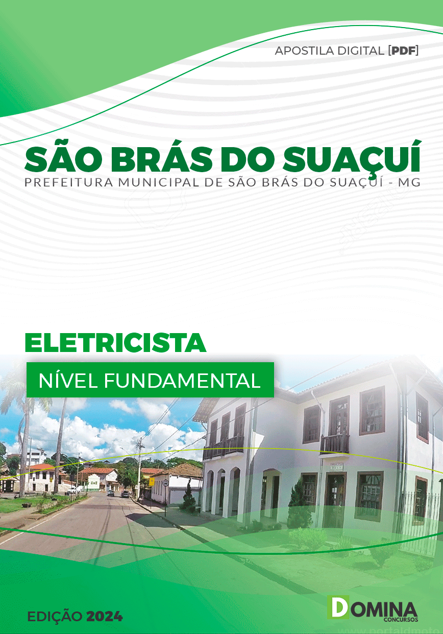 Apostila Pref São Brás do Suaçuí MG 2024 Eletricista