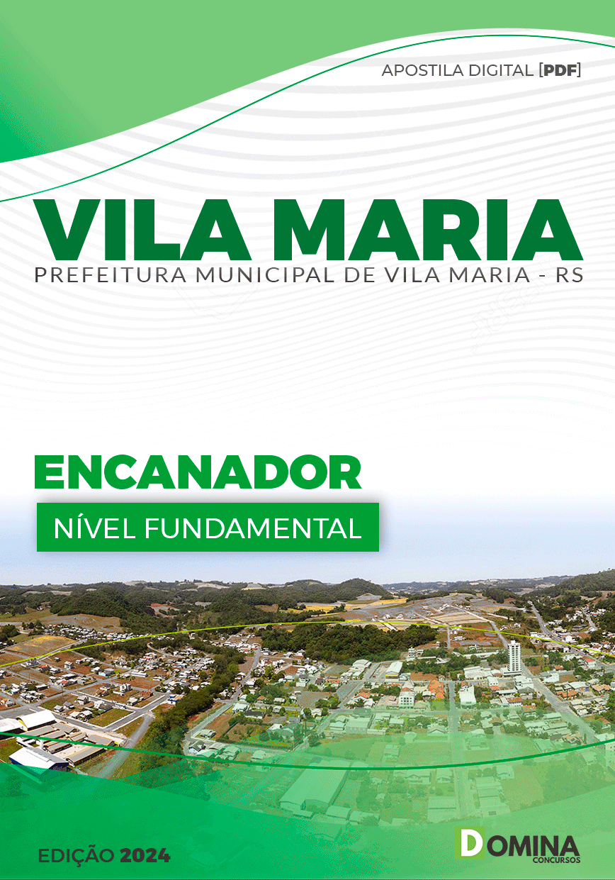 Apostila Pref Vila Maria RS 2024 Encanador