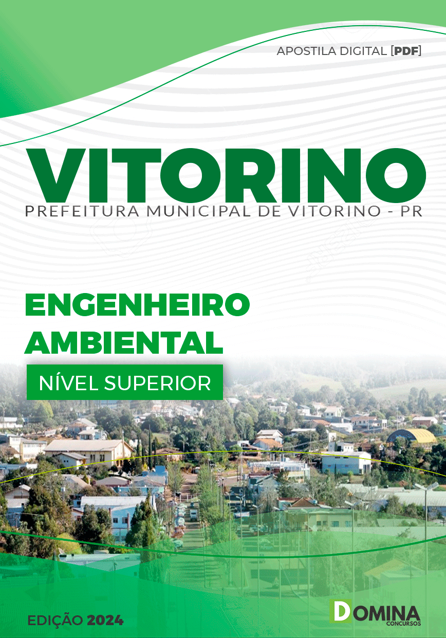 Apostila Pref Vitorino PR 2024 Engenheiro Ambiental