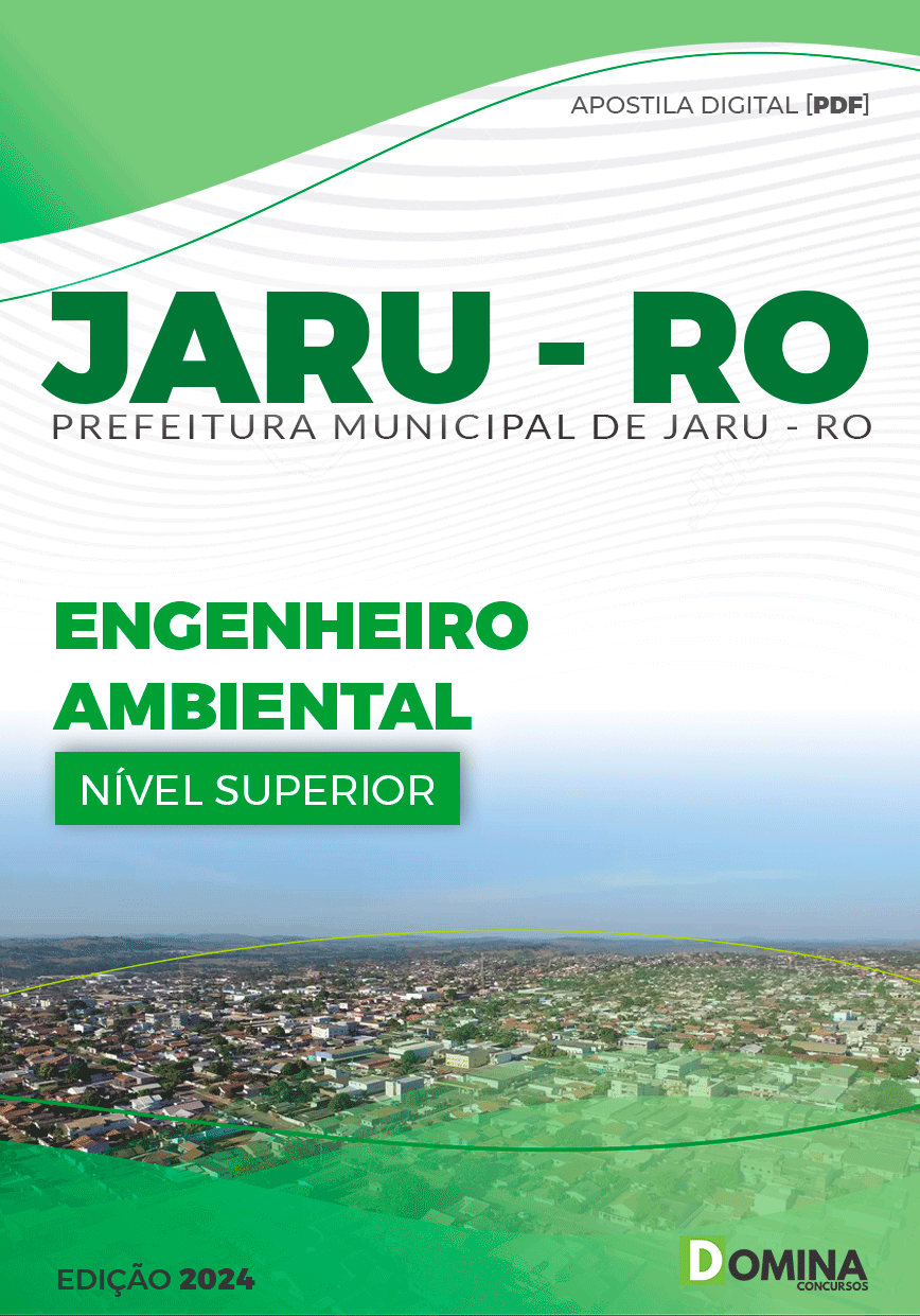 Apostila Pref Jaru RO 2024 Engenheiro Ambiental