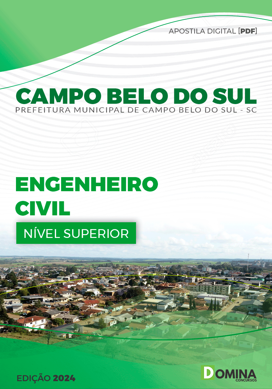 Pref Campo Belo do Sul SC 2024 Engenheiro Civil