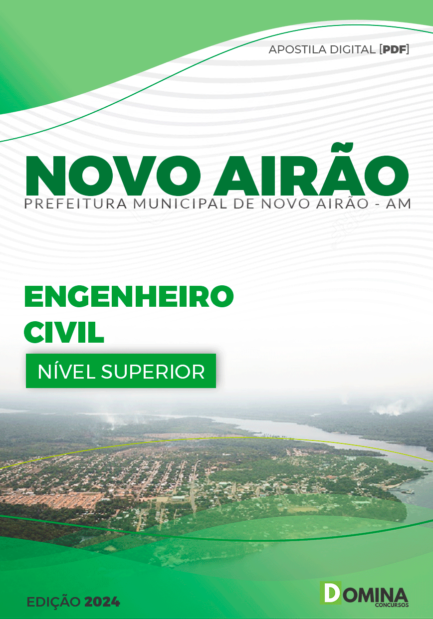 Apostila Pref Novo Airão AM 2024 Engenheiro Civil