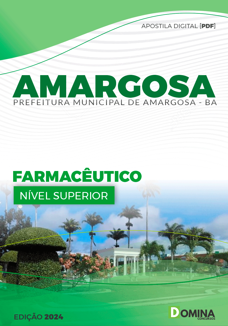 Apostila Pref Amargosa BA 2024 Farmacêutico