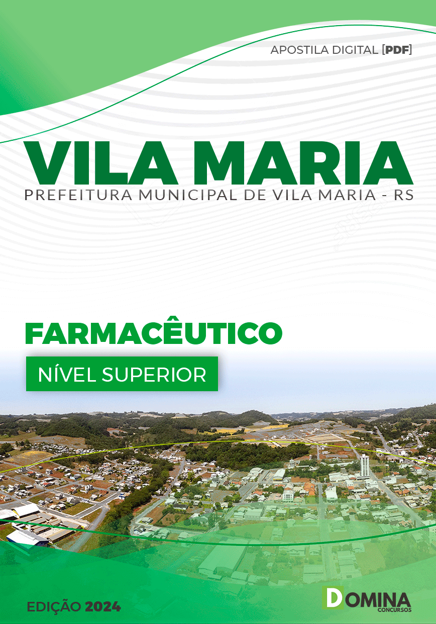 Apostila Pref Vila Maria RS 2024 Farmacêutico