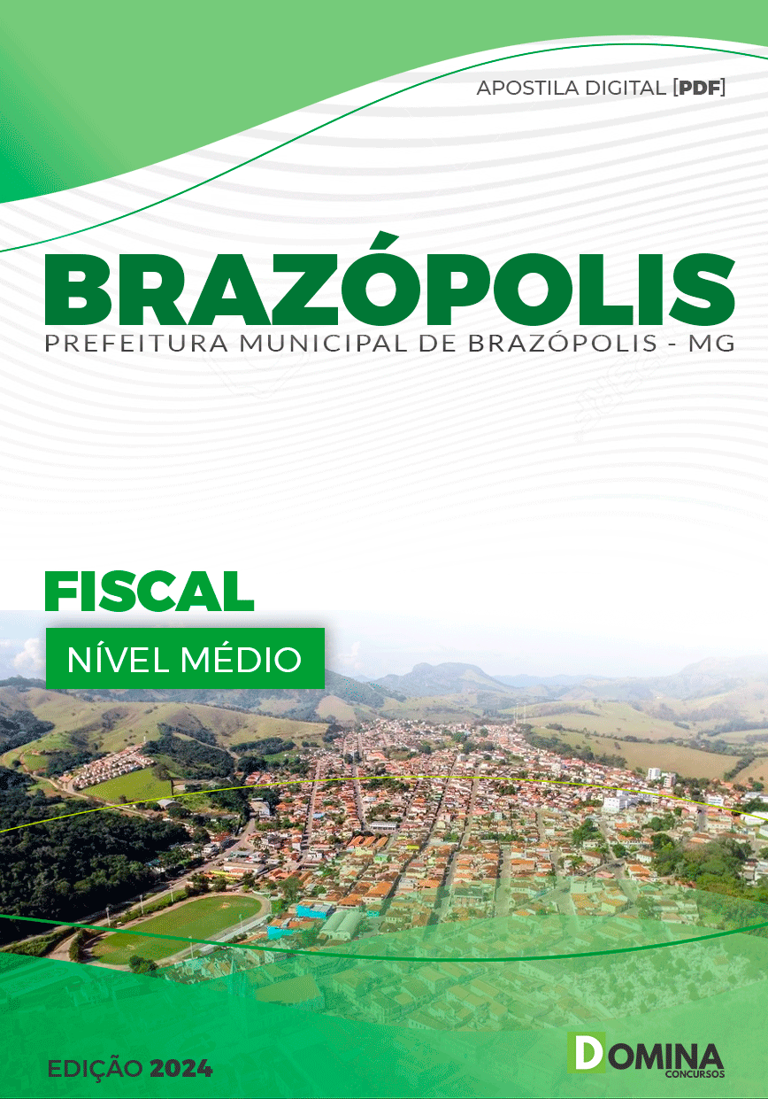 Apostila Pref Brazópolis MG 2024 Fiscal