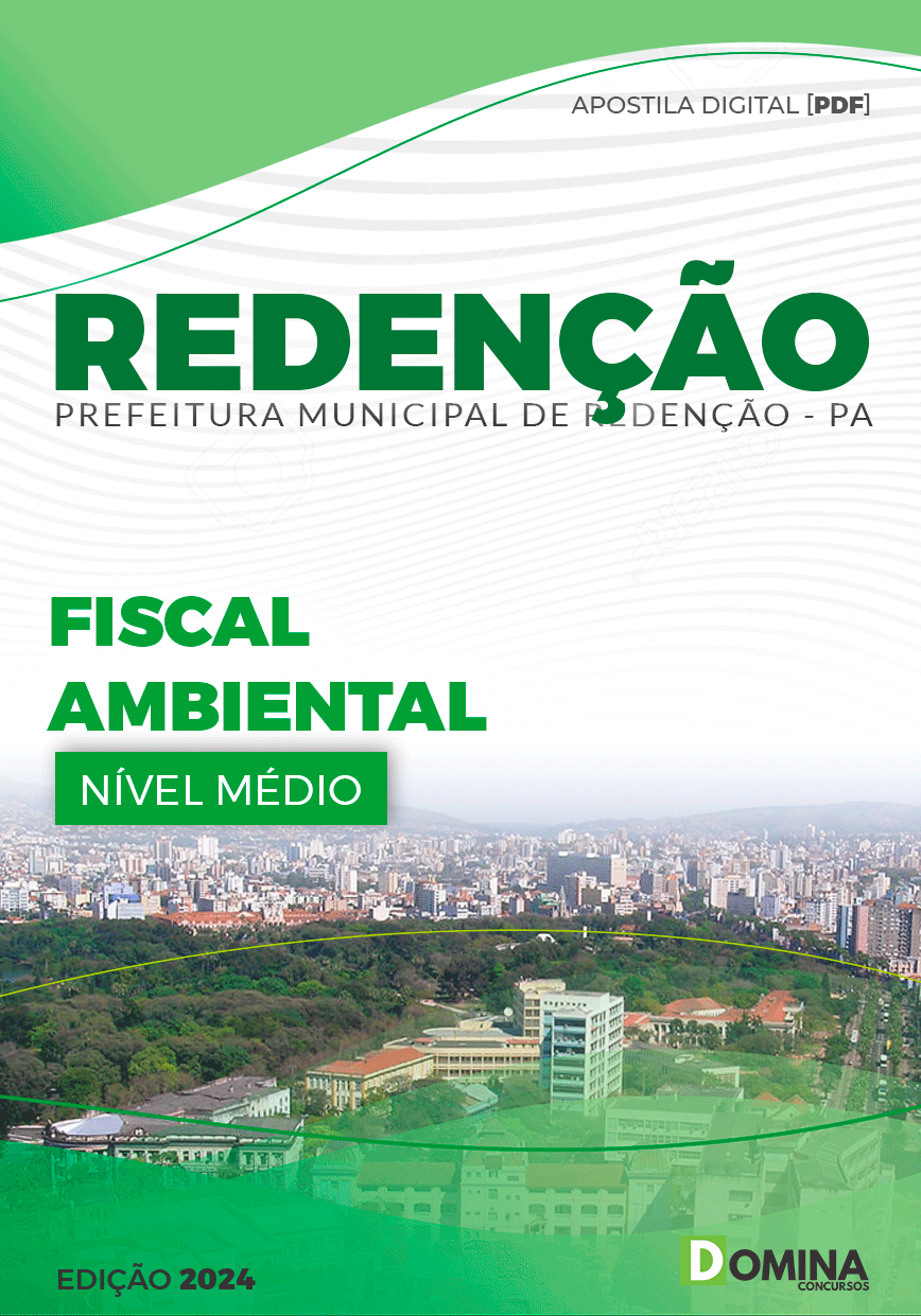 Apostila Pref Redenção PA 2024 Fiscal Ambiental