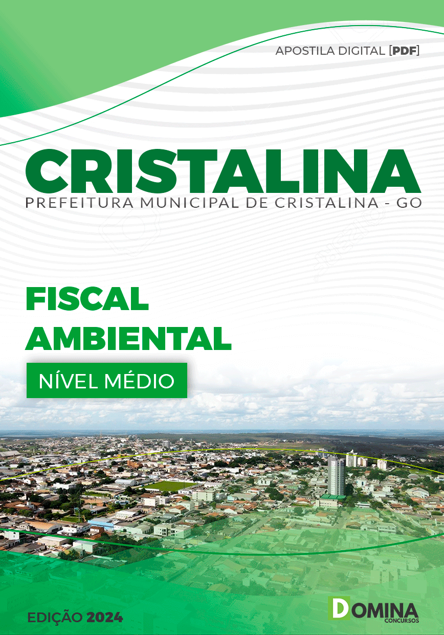 Apostila Pref Cristalina GO 2024 Fiscal Ambiental