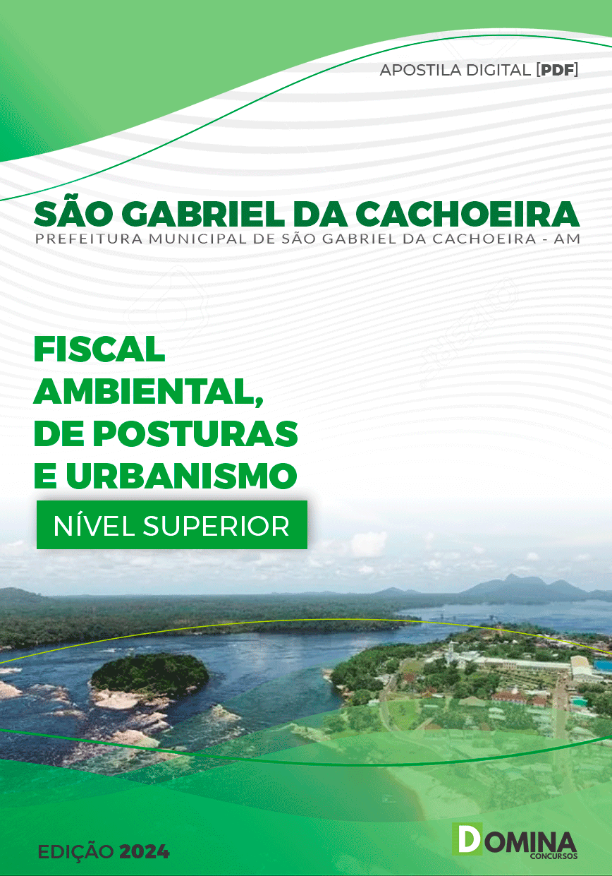 Apostila Pref São Gabriel Cachoeira AM 2024 Fiscal Ambiental