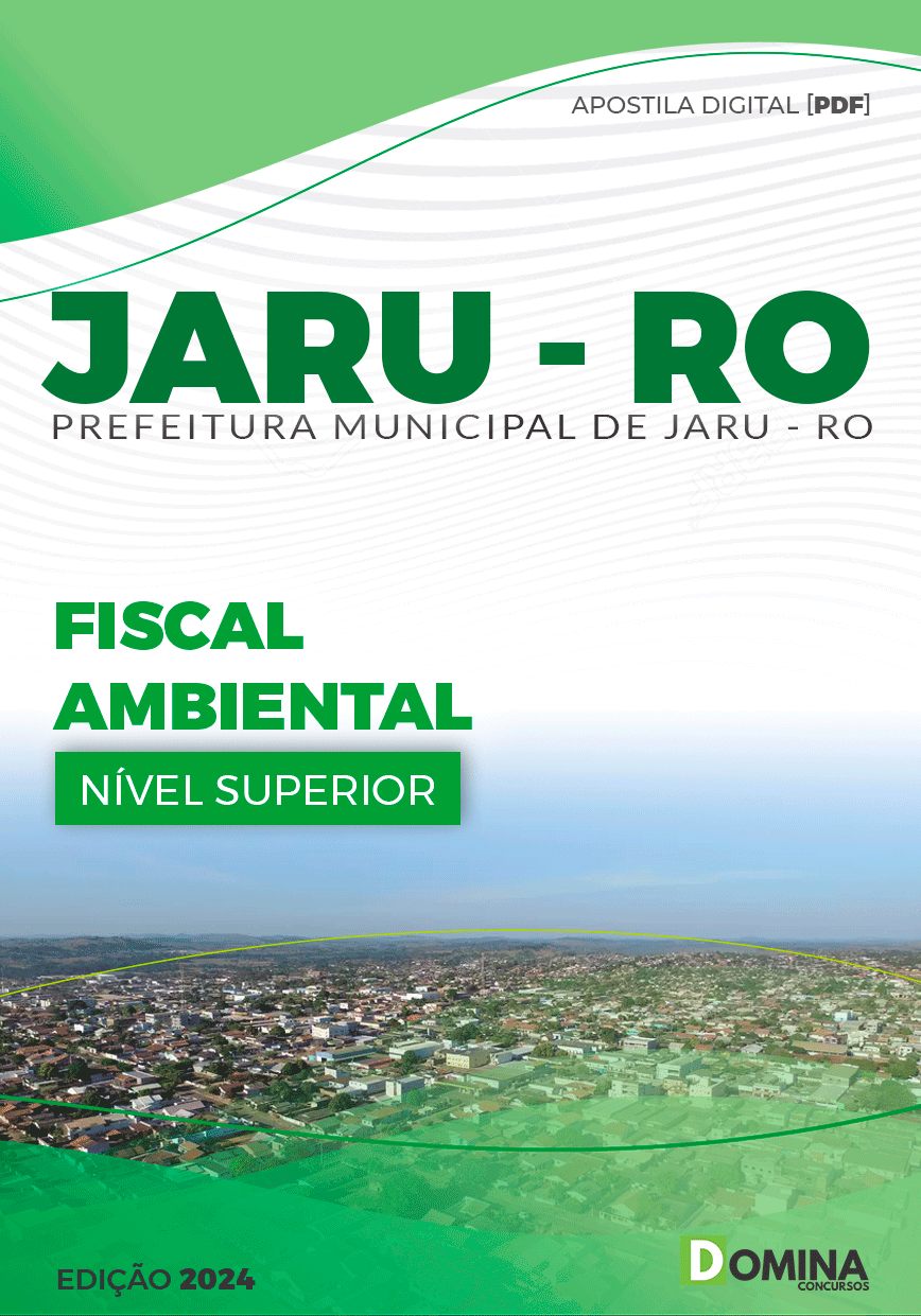 Apostila Pref Jaru RO 2024 Fiscal Ambiental