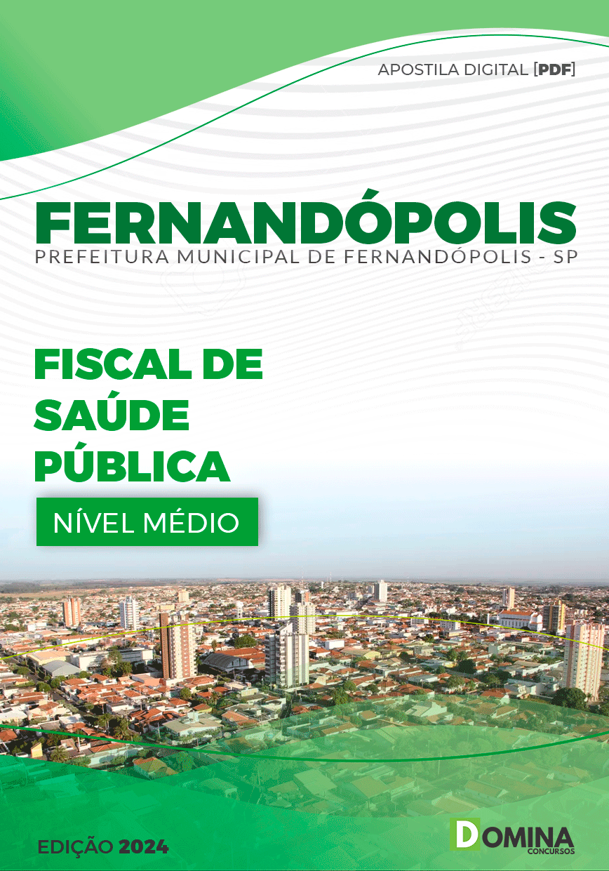 Apostila Pref Fernandópolis SP 2024 Fiscal de Saúde Pública