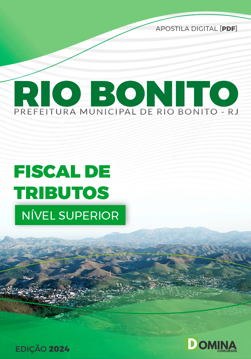 Apostila Pref Rio Bonito RJ 2024 Fiscal Tributos