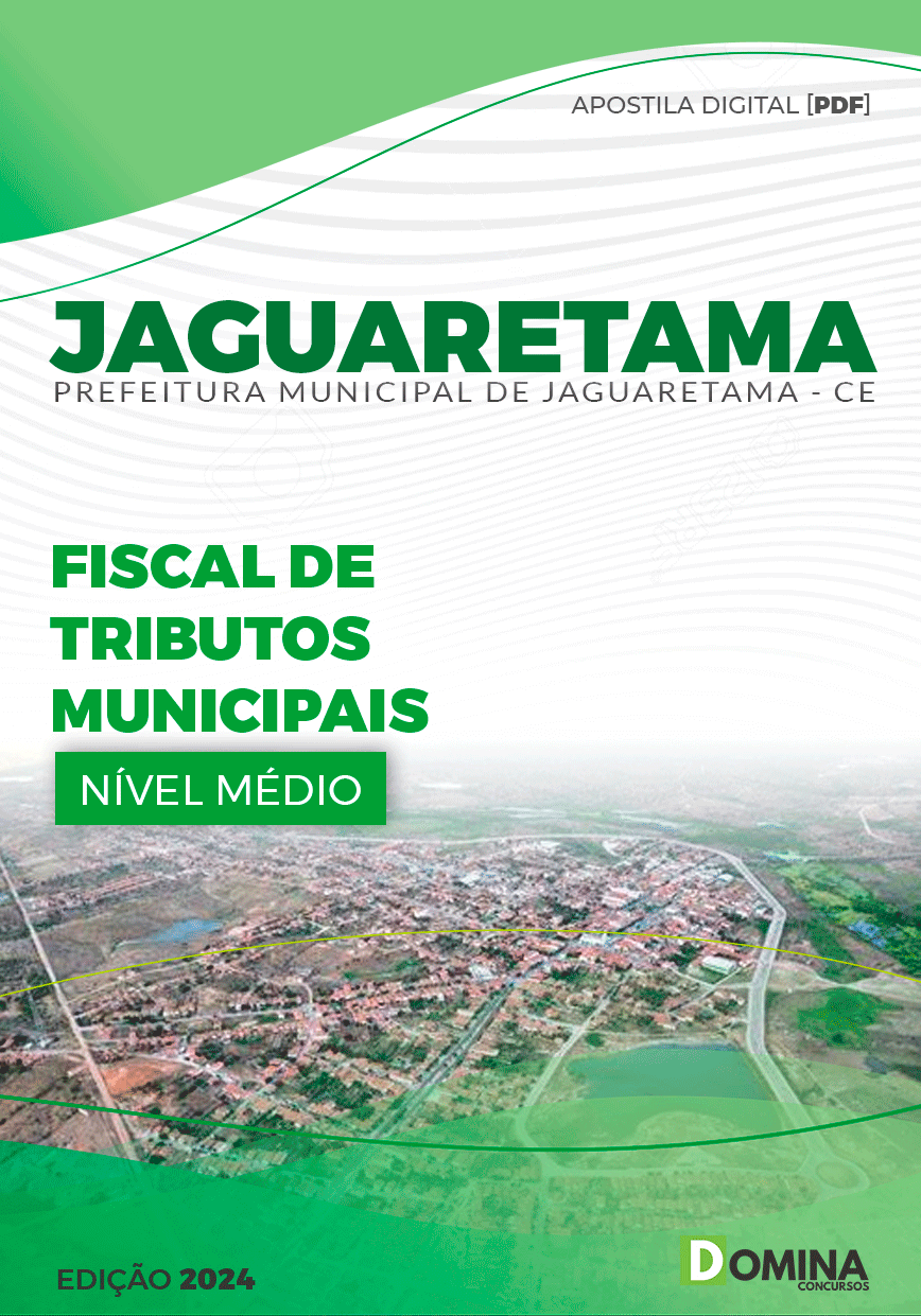 Apostila Pref Jaguaretama CE 2024 Fiscal Tributos Municipais