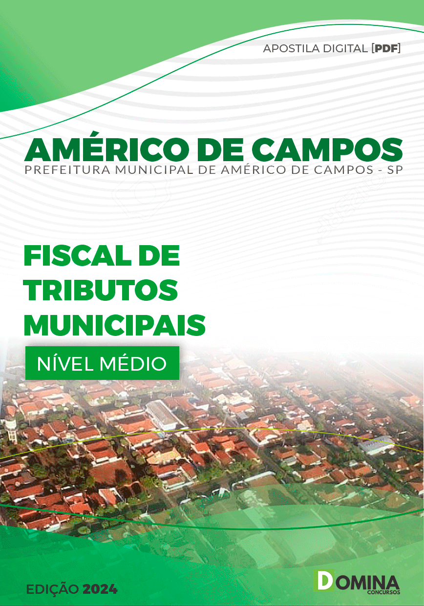 Pref Américo de Campos SP 2024 Fiscal de Tributos Municipais