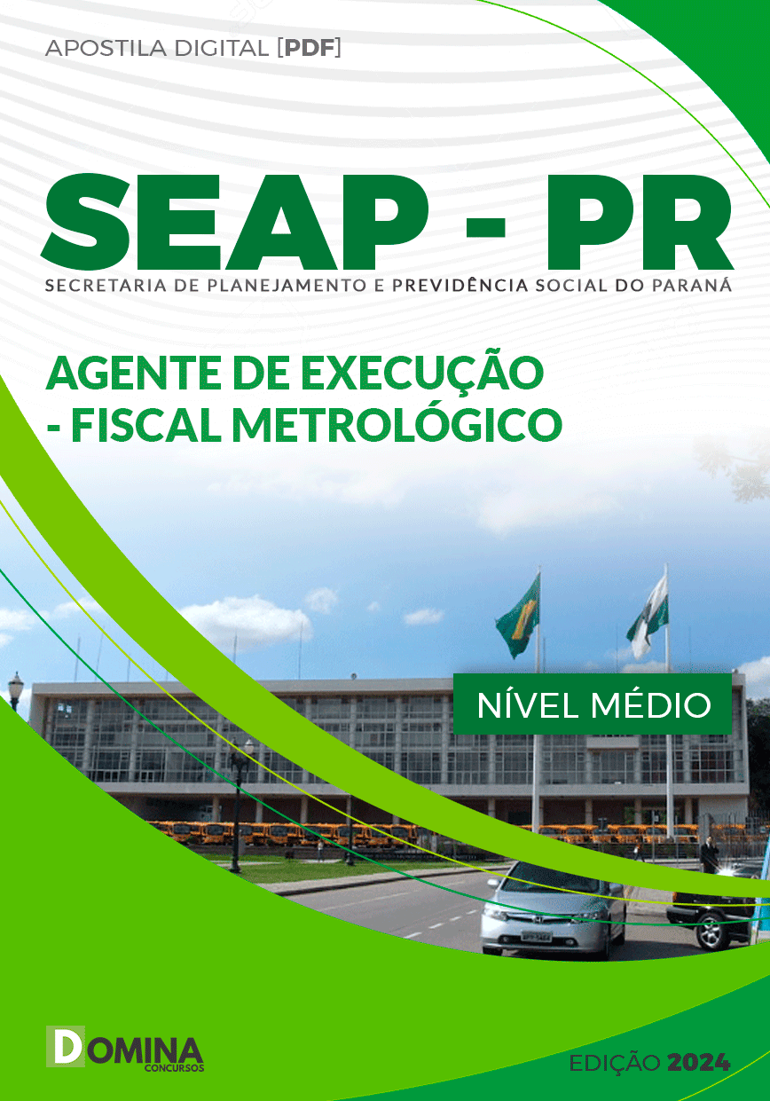 Apostila Concurso SEAP PR 2024 Fiscal Metrológico