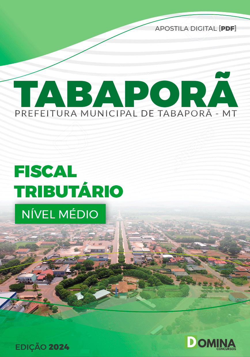 Apostila Pref Tabaporã MT 2024 Fiscal Tributário