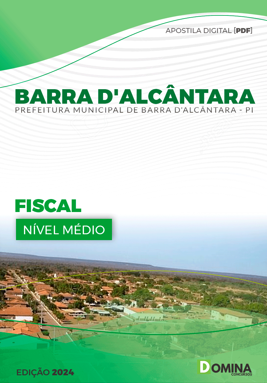Apostila Pref Barra D'Alcântara PI 2024 Fiscal