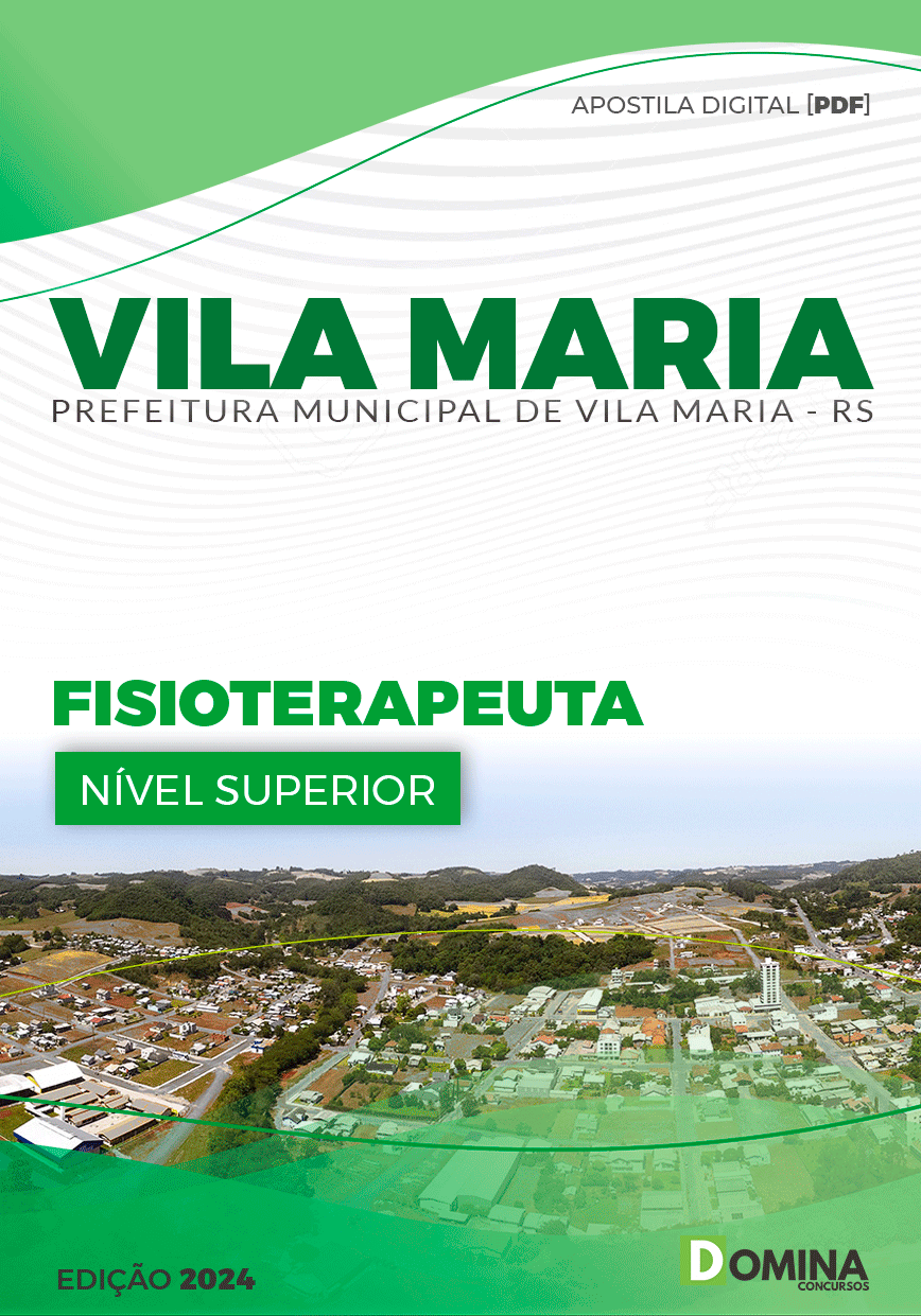 Apostila Pref Vila Maria RS 2024 Fisioterapeuta