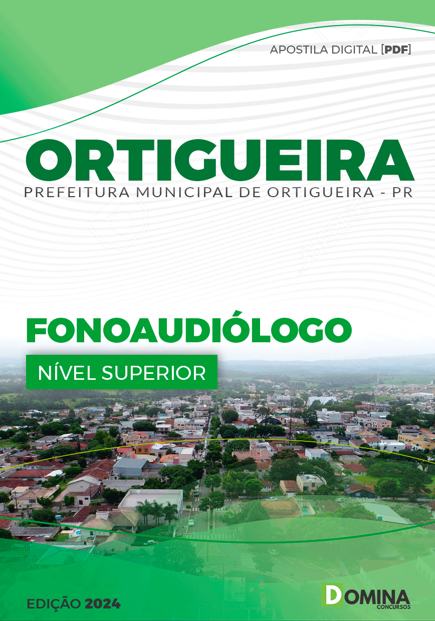 Apostila Pref Ortigueira PR 2024 Fonoaudiólogo