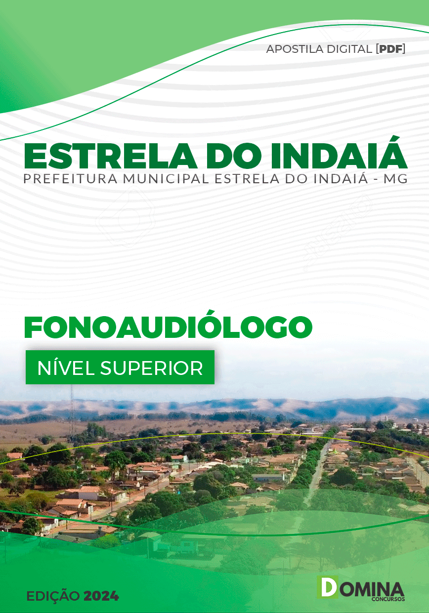 Apostila Pref Estrela do Indaiá MG 2024 Fonoaudiólogo