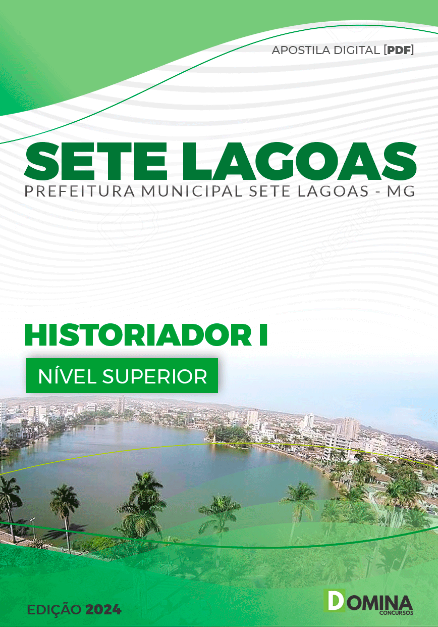 Apostila Pref Sete Lagoas MG 2024 Historiador