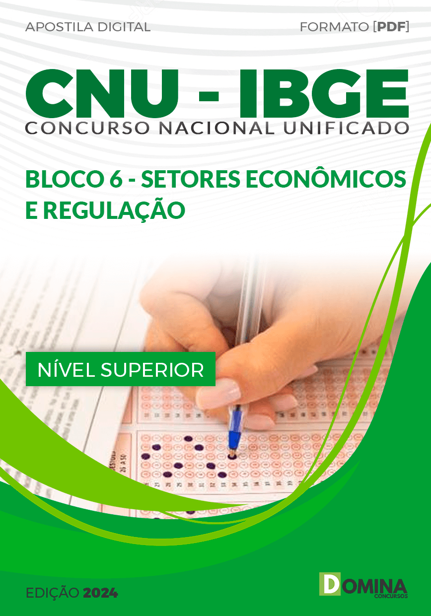 Apostila CNU IBGE Bloco 6 Setores Econômicos Regulação