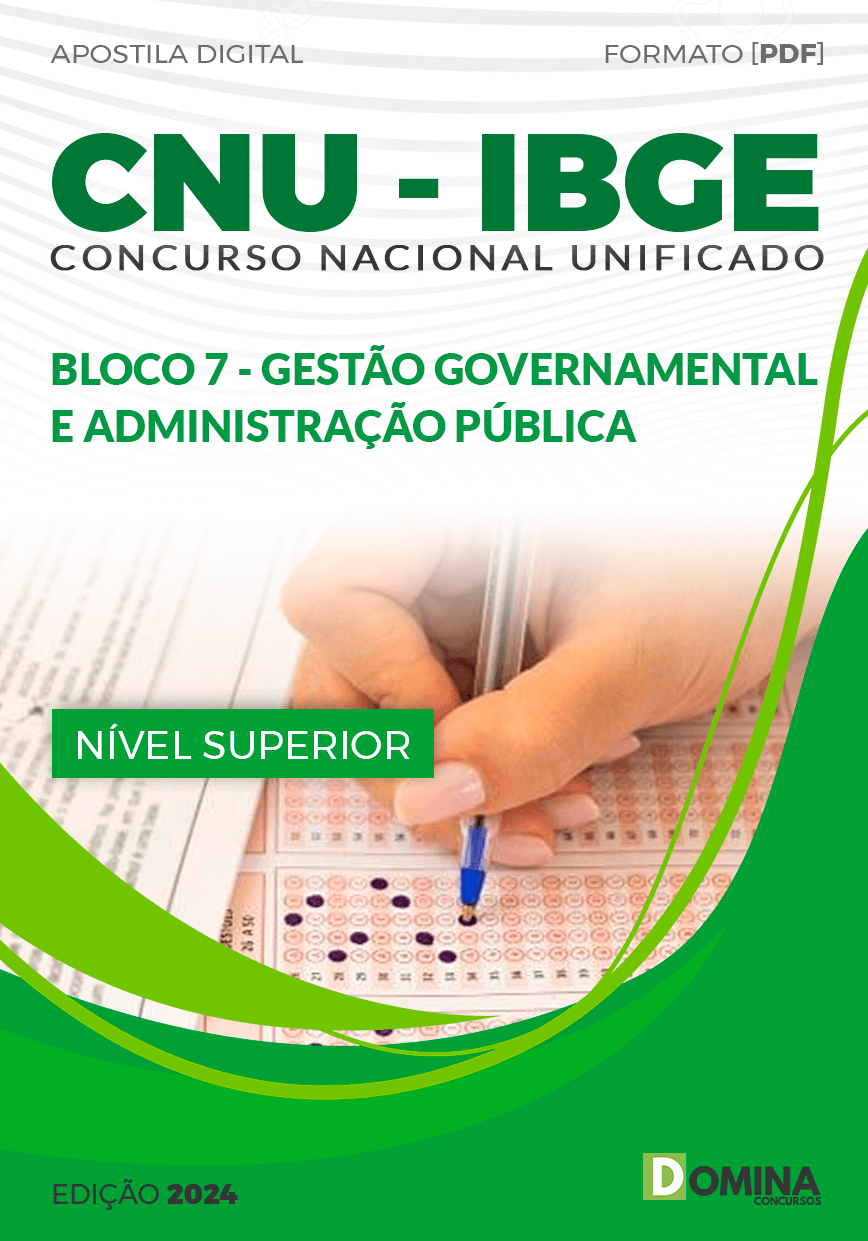 Apostila CNU IBGE Bloco 7 Gestão Governamental Adm Pública