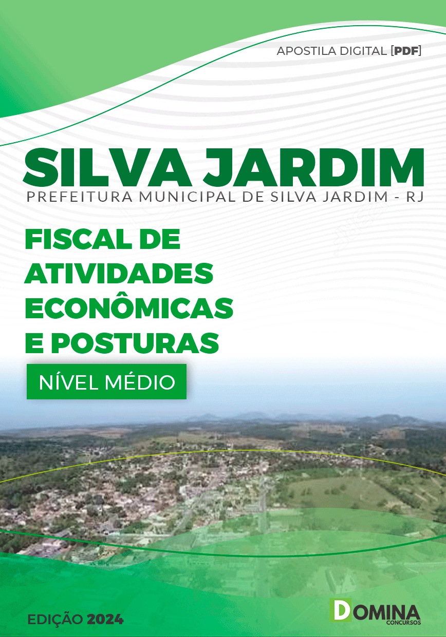 Apostila Pref Silva Jardim RJ 2024 Fiscal Atividades Econômicas Posturas