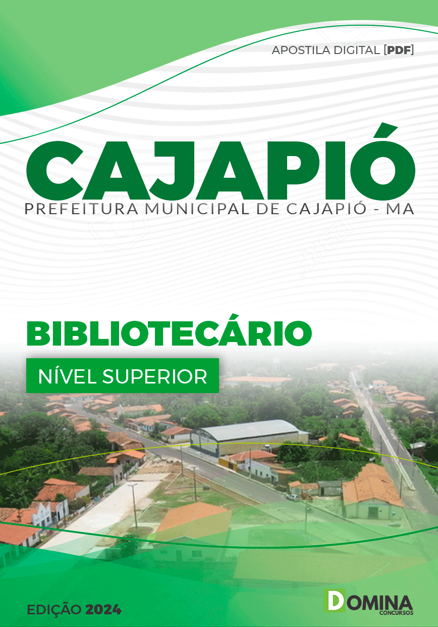 Apostila Pref Cajapió MA 2024 Bibliotecário