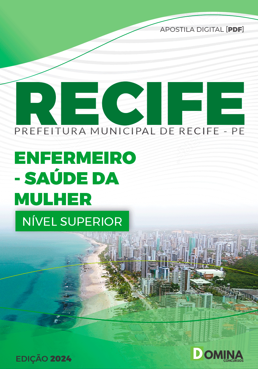 Apostila Pref Recife PE 2024 Enfermeiro Saúde Mulher
