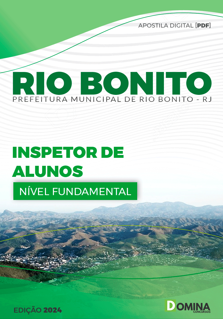 Apostila Pref Rio Bonito RJ 2024 Inspetor Alunos