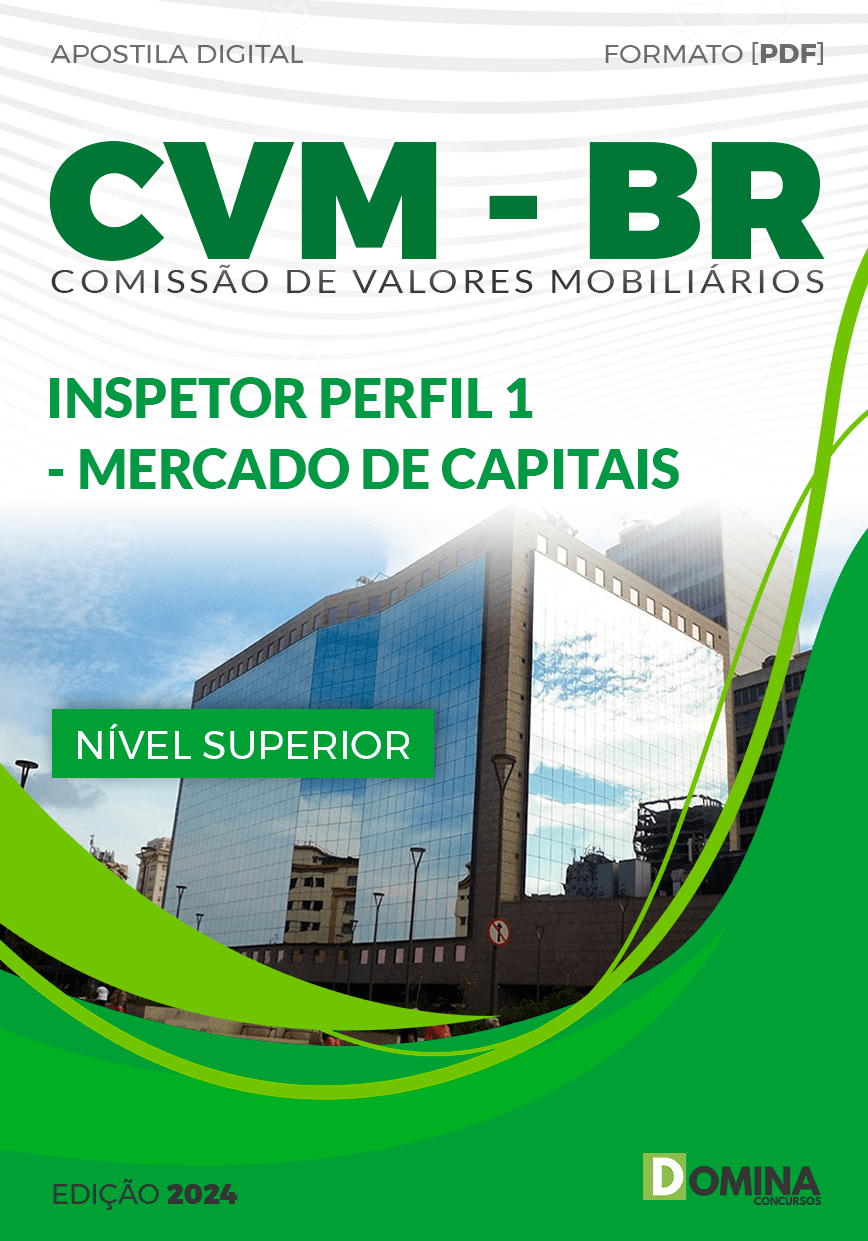 Apostila CVM 2024 Inspetor 1 Mercado de Capitais