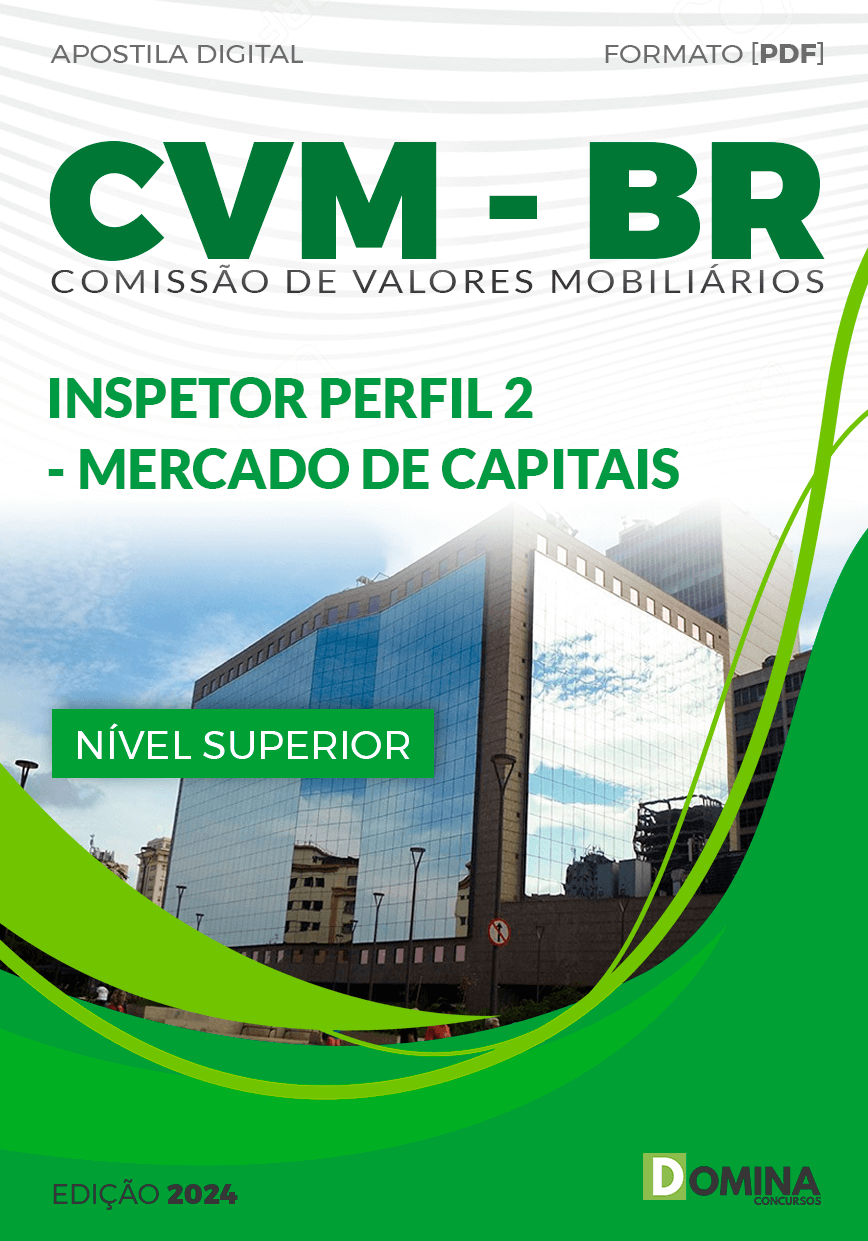 Apostila CVM 2024 Inspetor 2 Mercado de Capitais