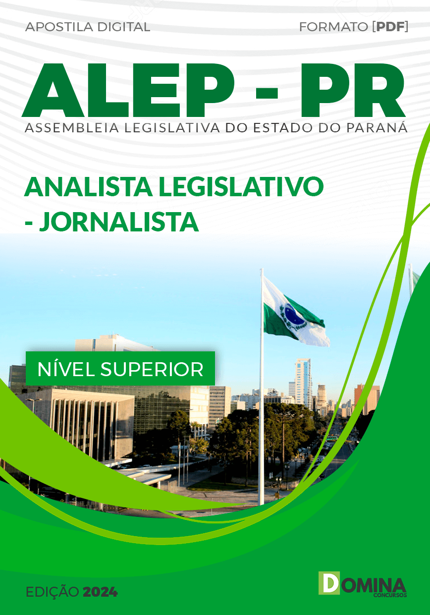 Apostila ALEP PR 2024 Analista Legislativo Jornalista