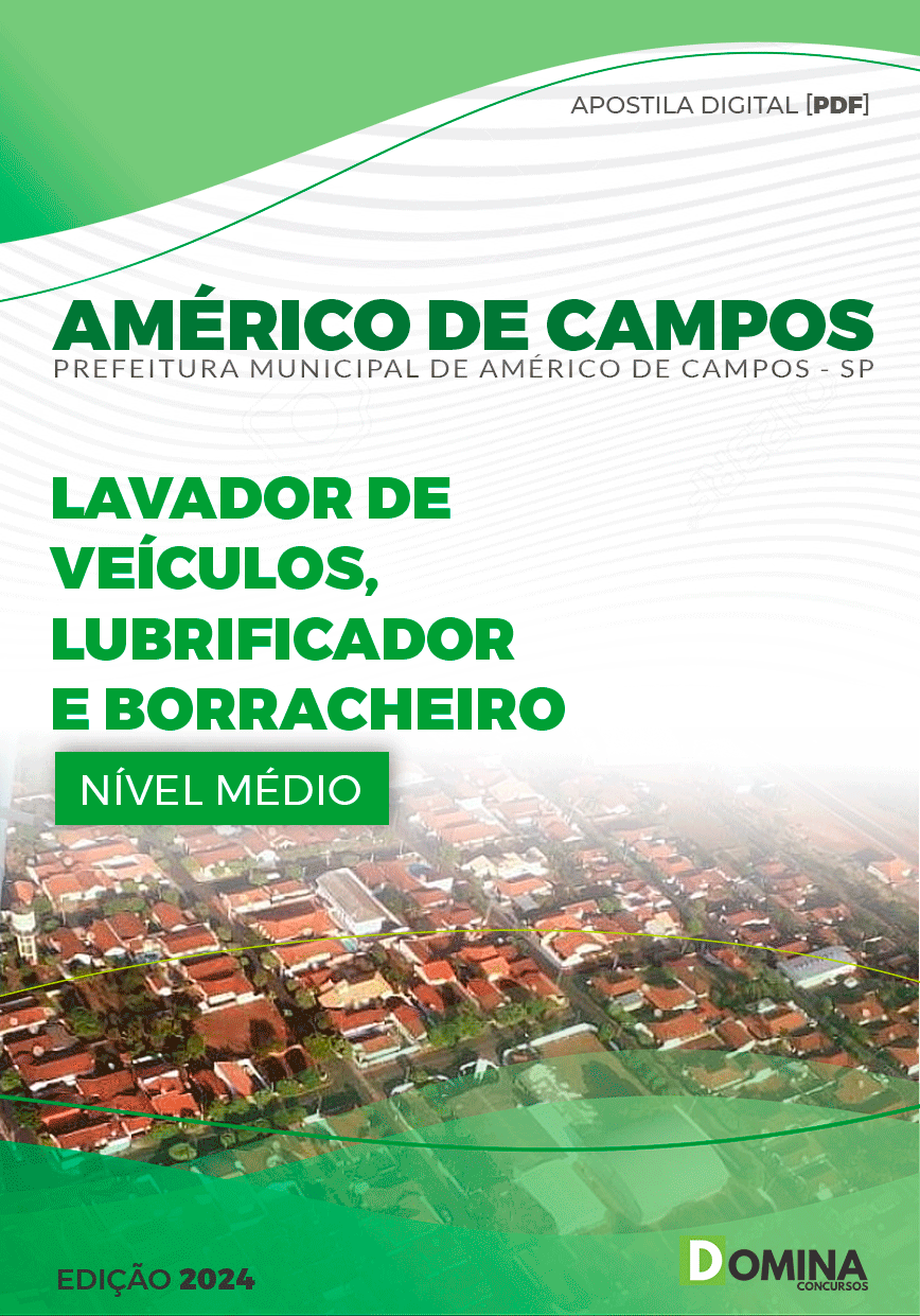 Pref Américo de Campos SP 2024 Lavador de Veículos