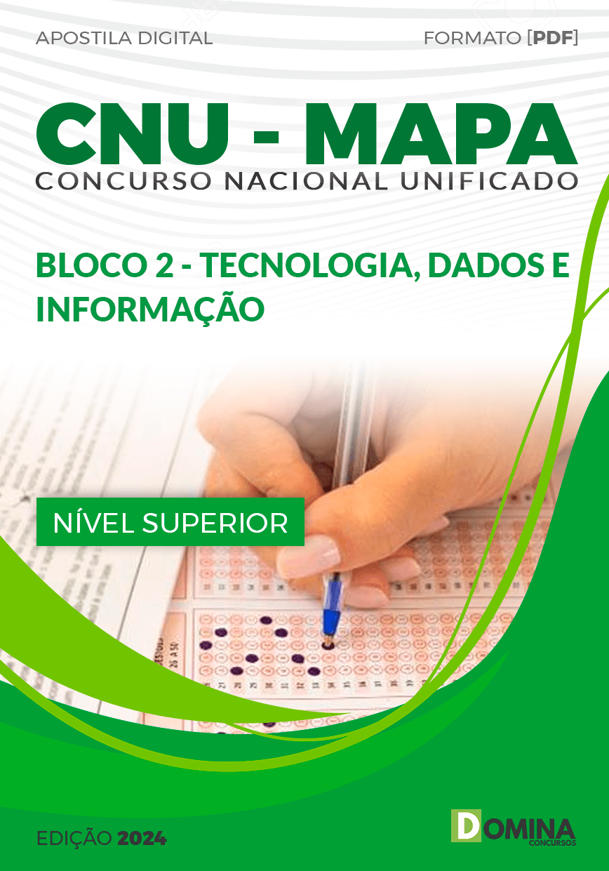 Apostila CNU MAPA 2024 Tecnologia Informação