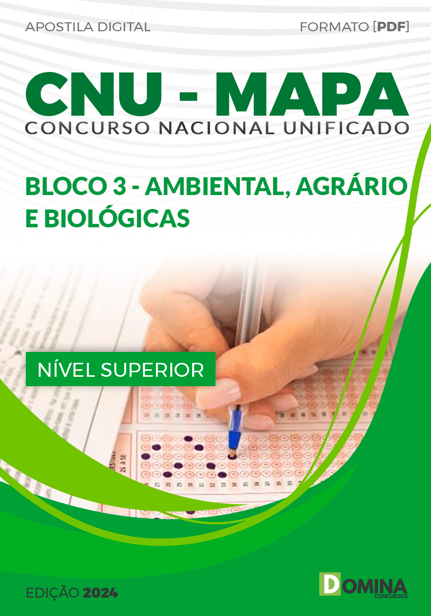 Apostila CNU MAPA Bloco 3 Ambiental Agrário Biológicas