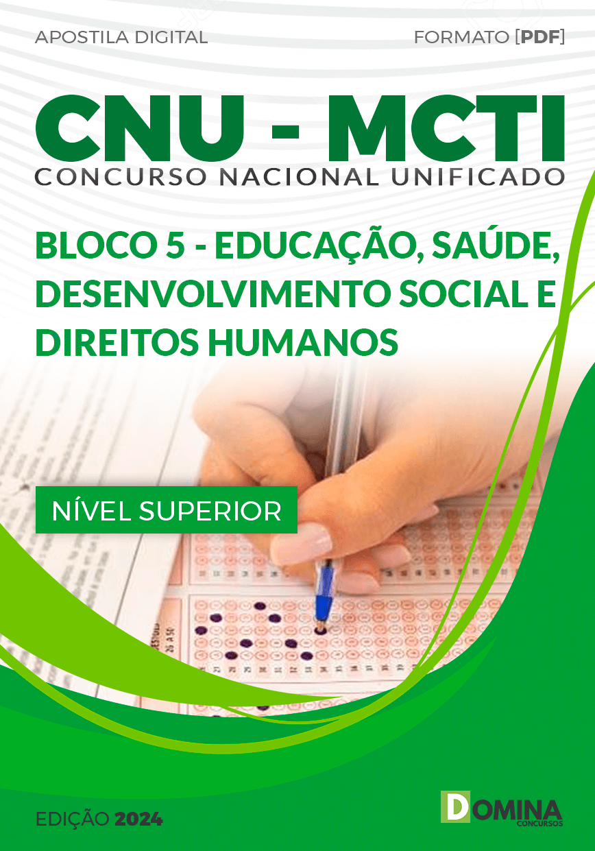 Apostila CNU FUNAI MCTI 5 Educação Saúde Desenvolvimento