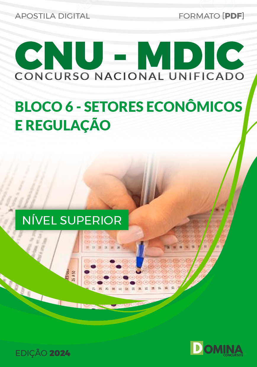 Apostila CNU MDIC Bloco 6 Setores Econômicos Regulação