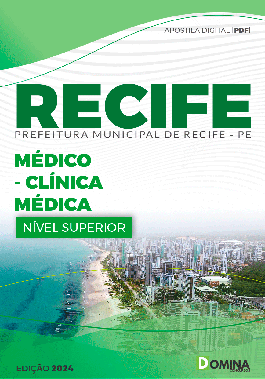 Apostila Pref Recife PE 2024 Médico Clínica Médica