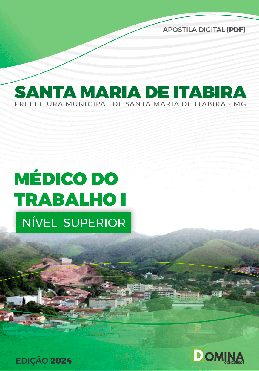 Apostila Pref Santa Maria Itabira MG 2024 Médico do Trabalho