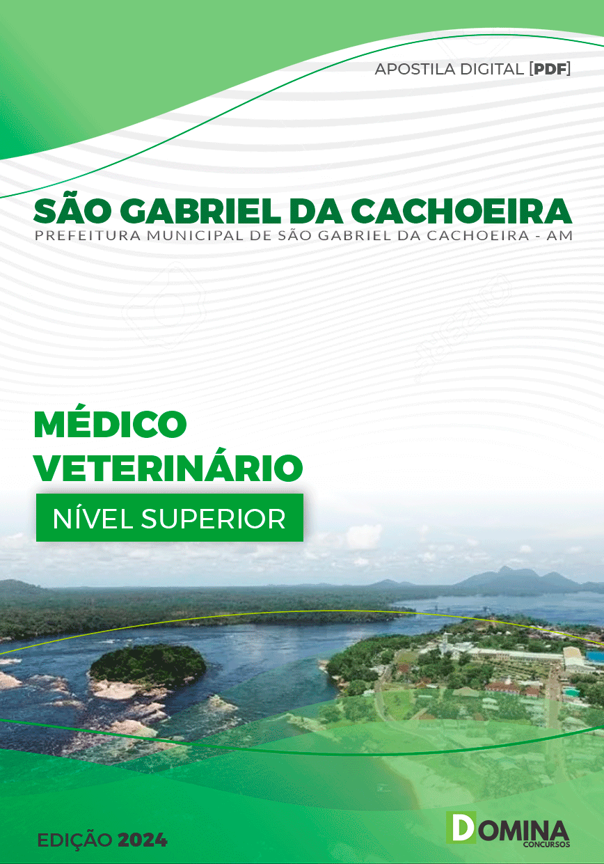 Apostila Pref São Gabriel Cachoeira AM 2024 Médico Veterinário