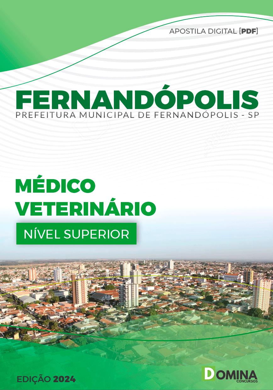Apostila Pref Fernandópolis SP 2024 Médico Veterinário
