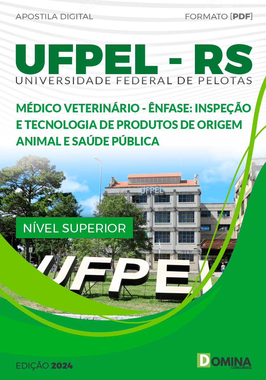 UFPel RS 2024 Médico Veterinário Inspeção e Saúde Pública