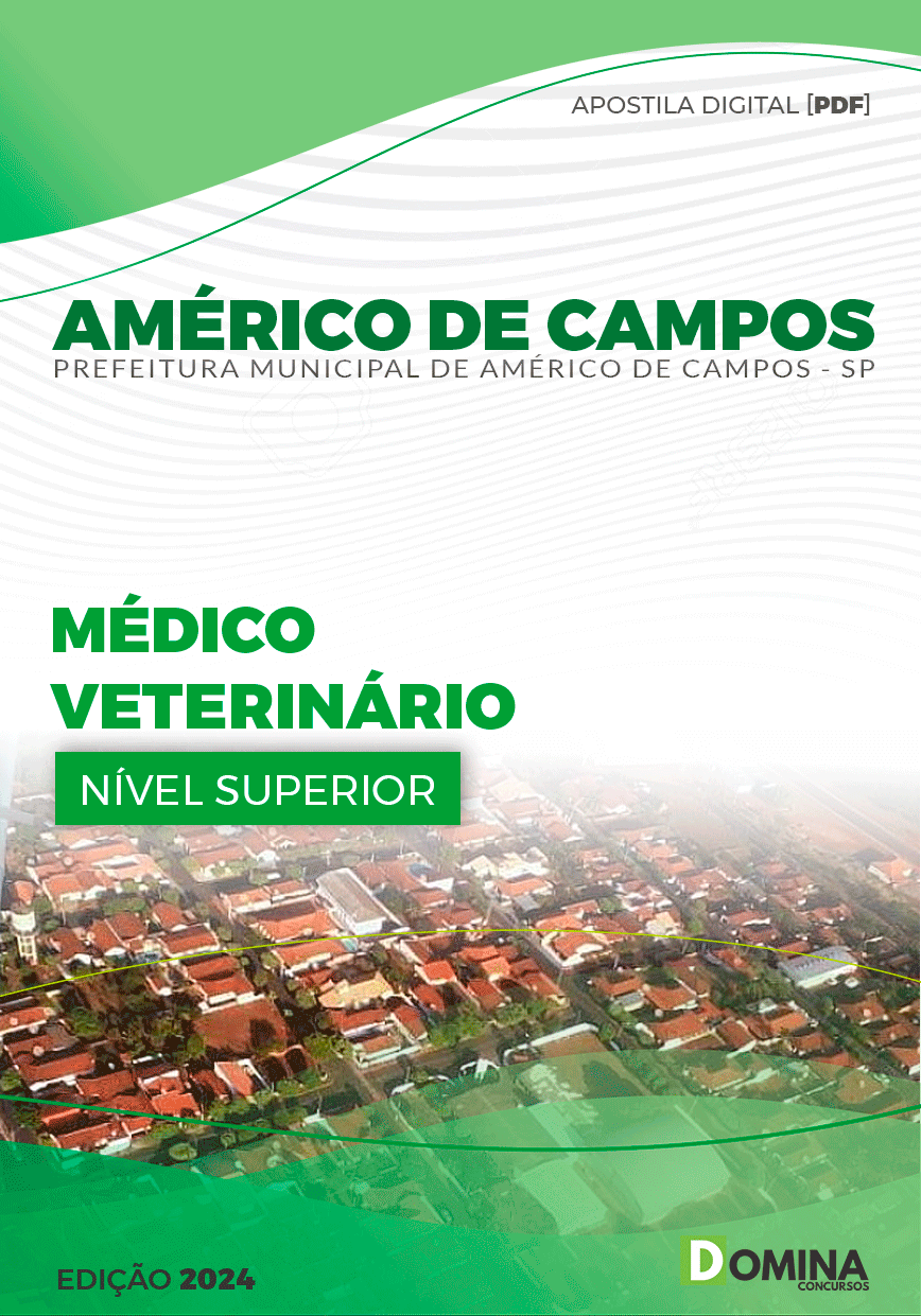 Pref Américo de Campos SP 2024 Médico Veterinário