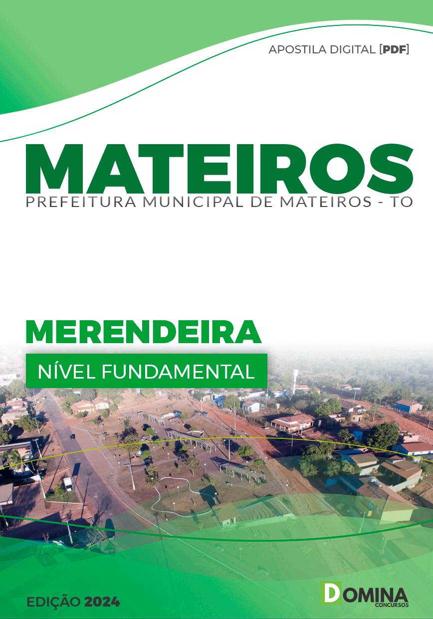 Apostila Pref Mateiros TO 2024 Merendeira