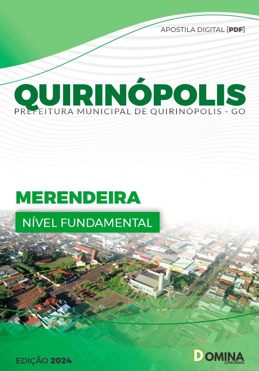 Apostila Pref Quirinópolis GO 2024 Merendeira