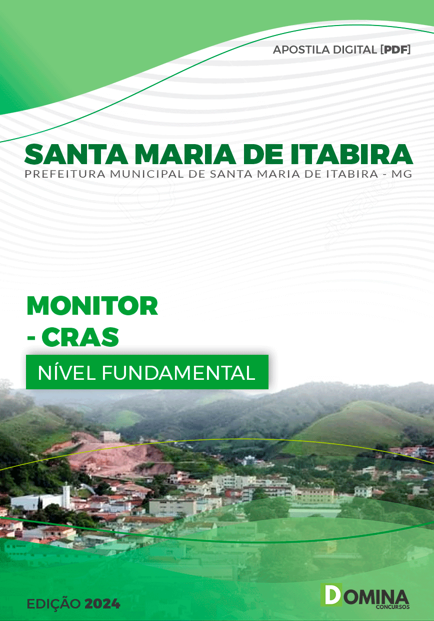 Apostila Pref Santa Maria Itabira MG 2024 Monitor CRAS