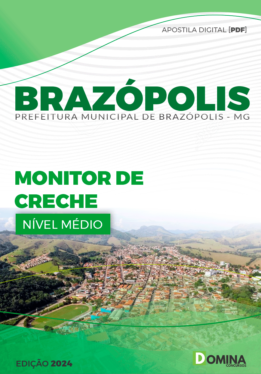 Apostila Pref Brazópolis MG 2024 Monitor Creche